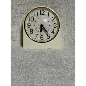 Vintage Westclox Wind Up Alarm Clock Mechanical Made in USA
